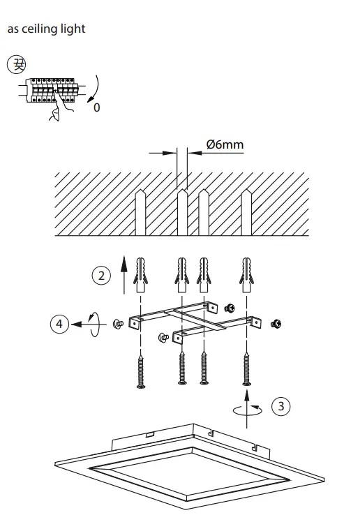 Paul Neuhaus 8160-95 Q-Miran RGBW LED Ceiling Light - fig 2