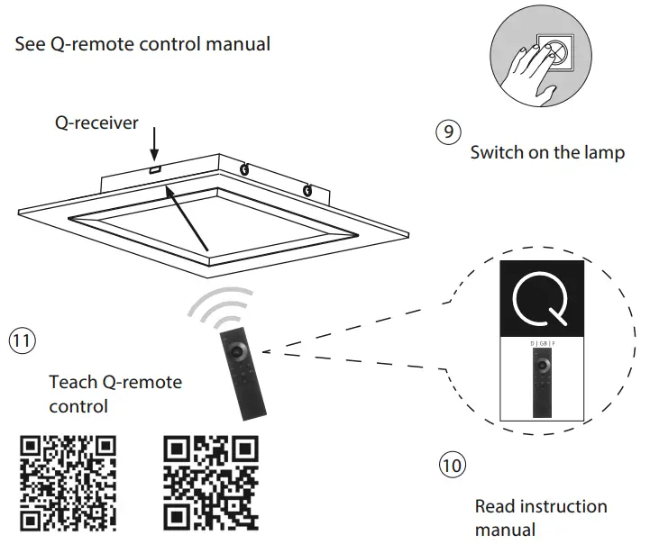 Paul Neuhaus 8160-95 Q-Miran RGBW LED Ceiling Light - fig 4