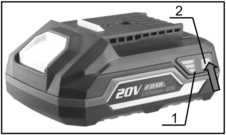 Indicating the remaining battery capacity