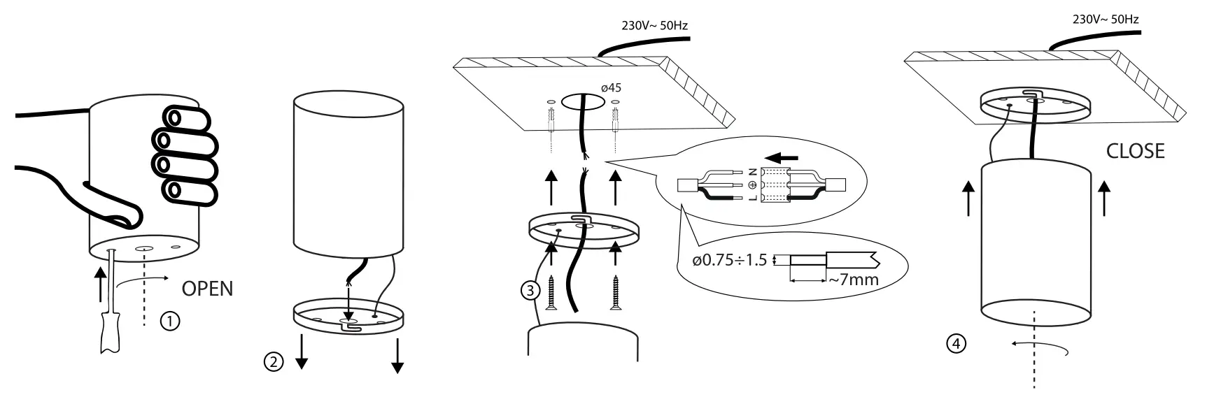 BEMKO DLM 200 300 4K Mafed LED Downlight -