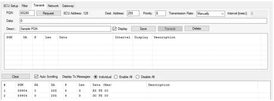 Softwares JCOM1939 Monitor ProPro-X Display Options