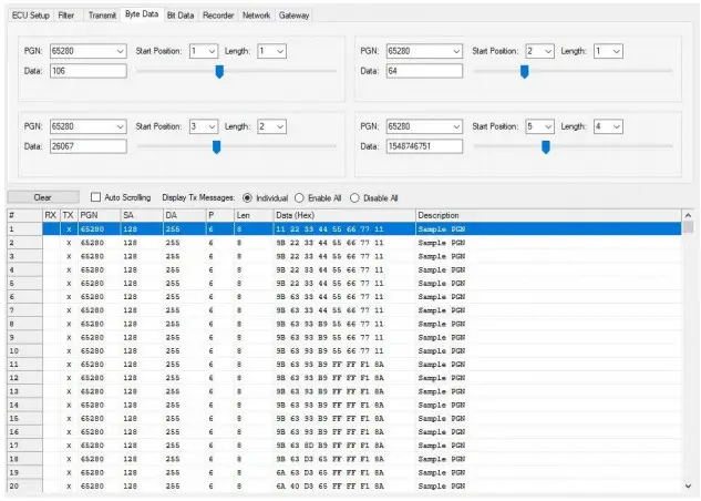 Softwares JCOM1939 Monitor ProPro-X-PGN were modified