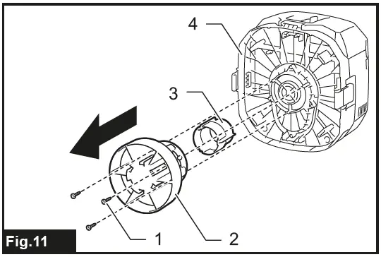 makita GCV01, GCV03 Cordless Vacuum Cleaner-16
