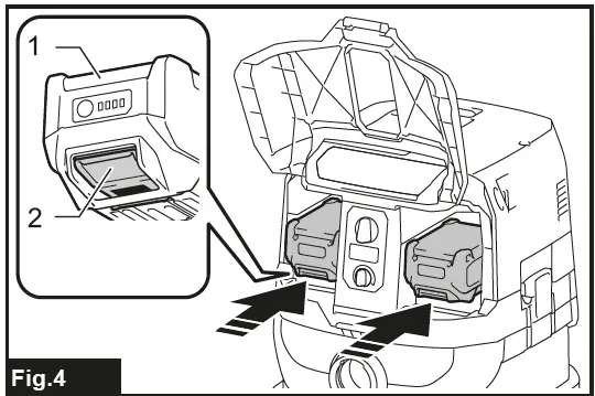 makita GCV01, GCV03 Cordless Vacuum Cleaner-5