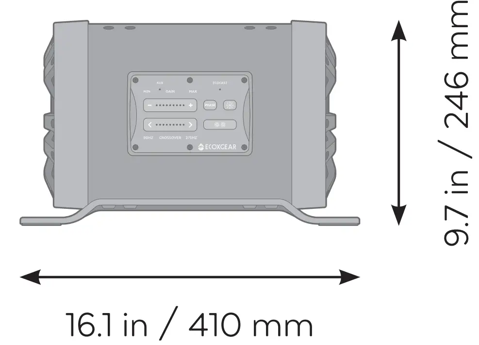ECOXGEAR GDI-EXESW80 Extreme Sub ES08 Subwoofer fig 3
