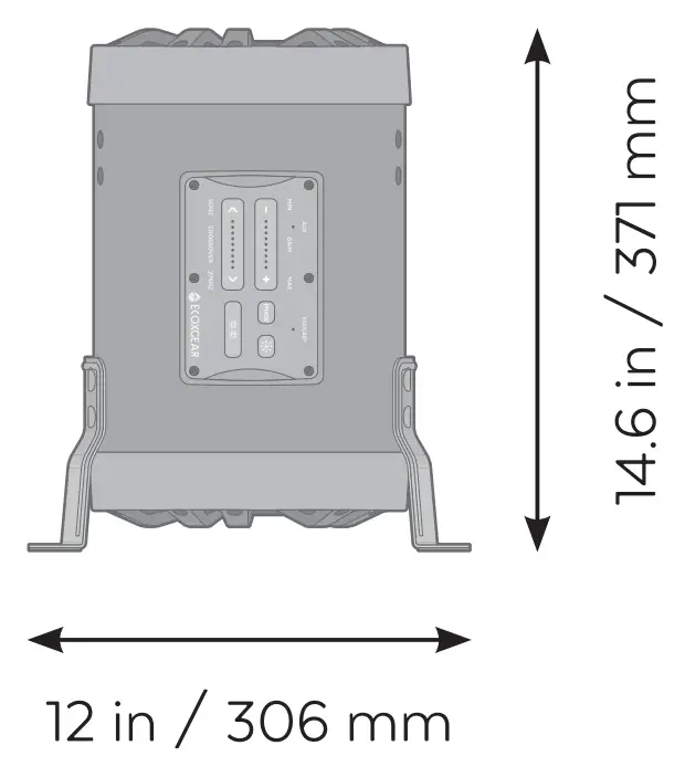 ECOXGEAR GDI-EXESW80 Extreme Sub ES08 Subwoofer fig 5