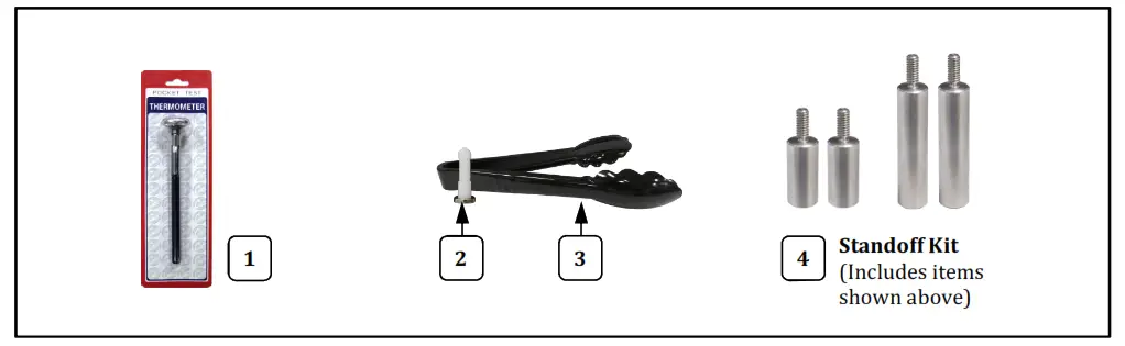 GOLD MEDAL 8552 00 001 hot Diggity Pro X Roller Grill Non Stick Rollers Accessories