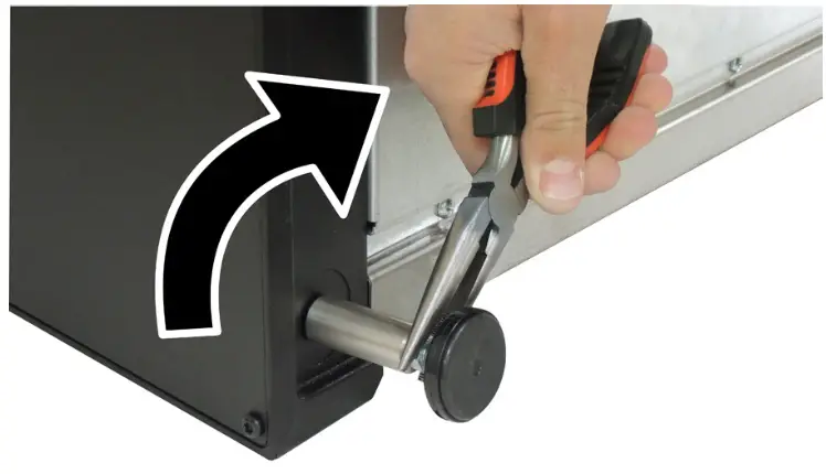 GOLD MEDAL 8552 00 001 hot Diggity Pro X Roller Grill Non Stick Rollers Spacer Installation5