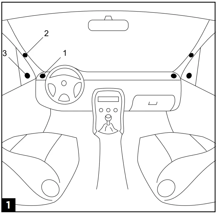AUDITOR ACX 100 Door Dash Coaxial Speakers Installation Instructions illustration