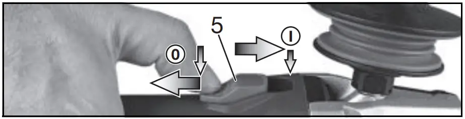 Machines with slide switch