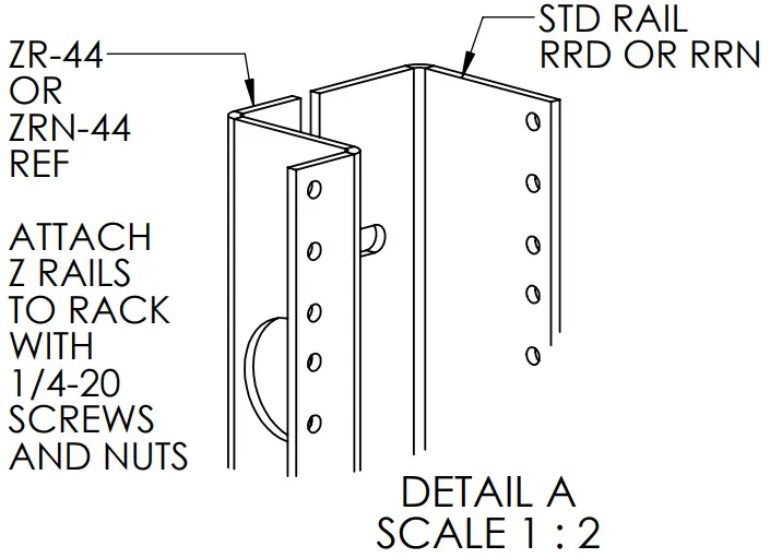 Lowell Z Rail Kits and CHB - DETAIL