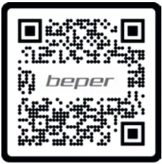beper P201UTP100 Salt Stone Lamp - QR code