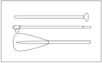 Kmart 6FT Junior Stand up Paddle Board C10