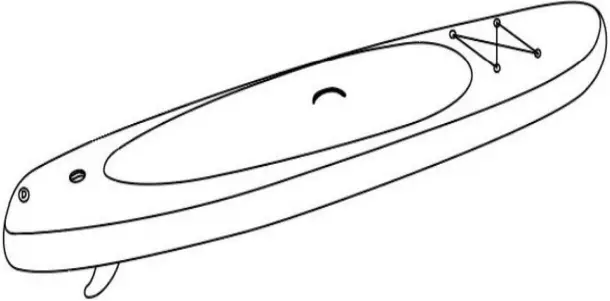 Kmart 6FT Junior Stand up Paddle Board