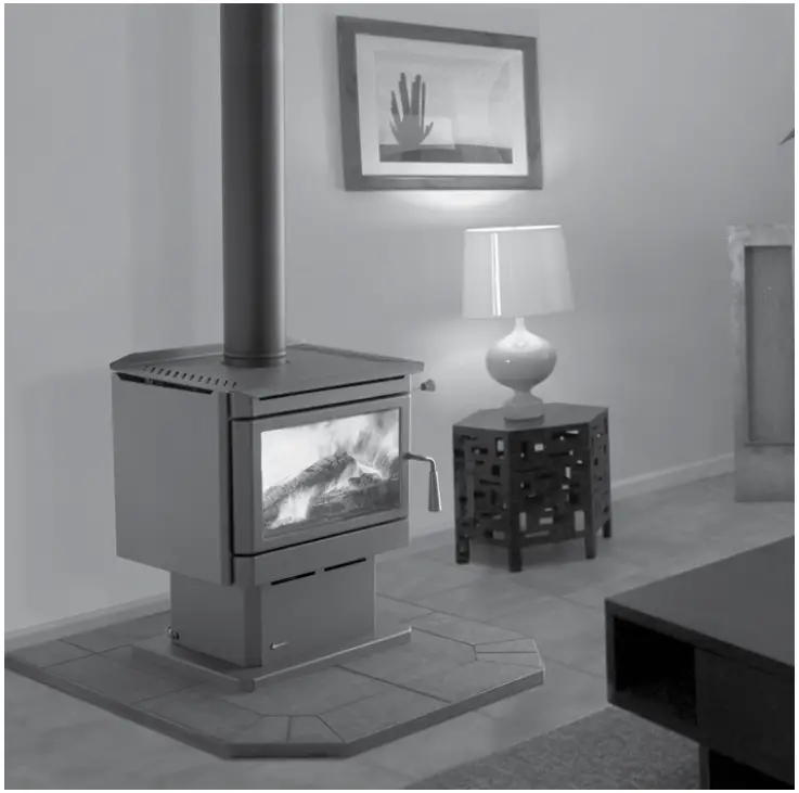 REGENCY F180B 2 Renmark Freestanding Wood Fire