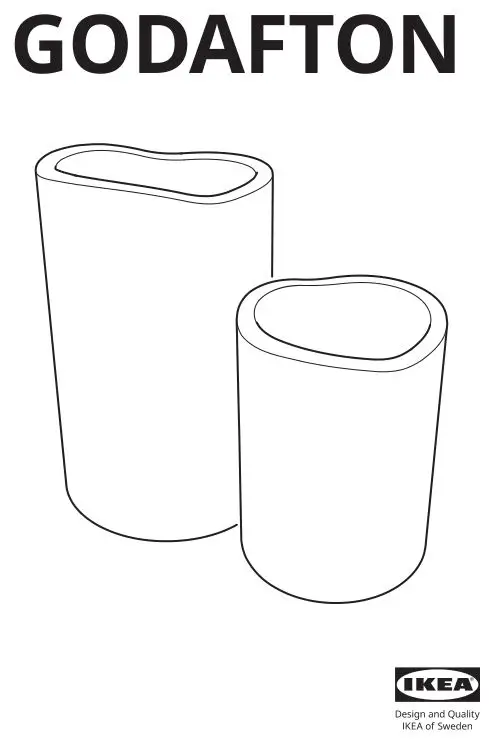 IKEA GODAFTON LED Block Candle Installation Guide