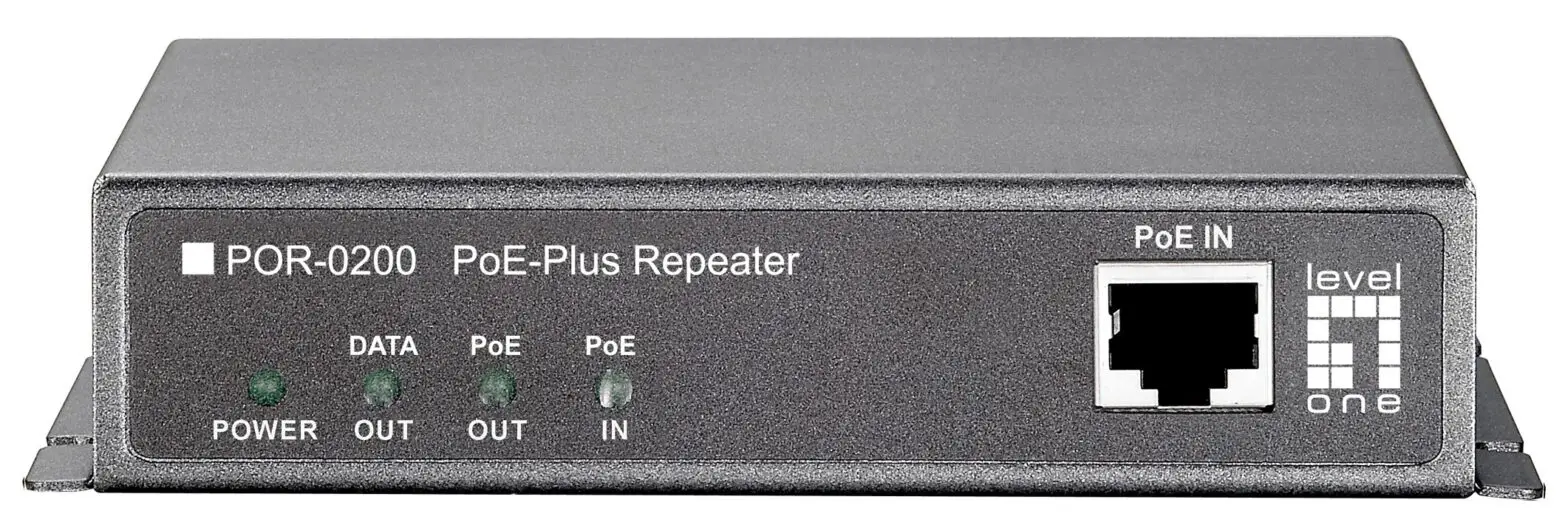 level one POR 0200 PoE Plus Repeater Cascadable - Product Images 2