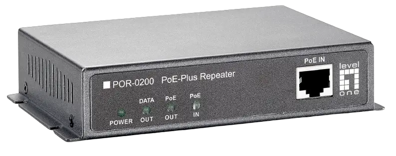 level one POR 0200 PoE Plus Repeater Cascadable - Product Images 1