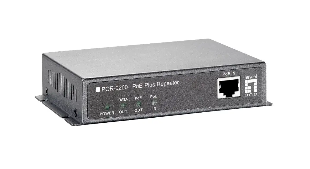 Level One Por-0200 Poe-plus Repeater, Cascadable User Guide