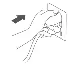 XIAOMI Smart Standing Fan 1C- Connect to a power outlet