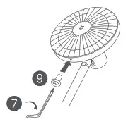 XIAOMI Smart Standing Fan 1C1