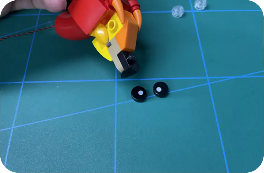 GAME OF BRICKS Light Kit for Fawkes, Dumbledore’s Phoenix Step 1_C