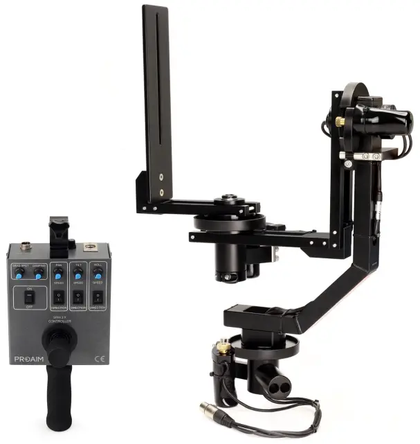 PROAIM PT-SPIN-3 Spin 3 Motorized Pan Tilt Head for Camera Jib Crane
