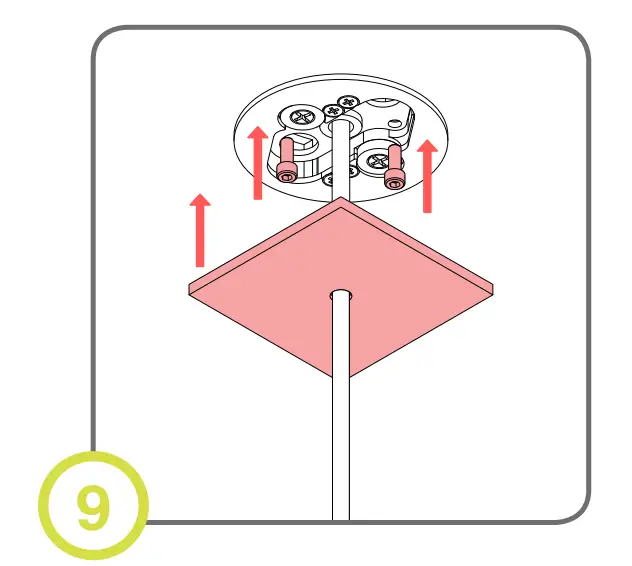 luminii LETO 44 Mini P 954 Semi-Recessed Canopy Installation Instruction