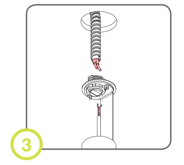 luminii LETO 44 Mini P 954 Semi-Recessed Canopy Installation Instruction