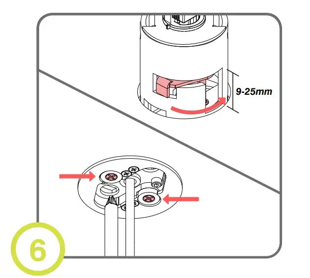 luminii LETO 44 Mini P 954 Semi-Recessed Canopy Installation Instruction