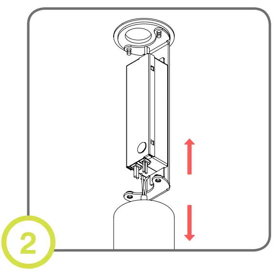 luminii LETO 44 Mini P 954 Semi-Recessed Canopy Installation Instruction