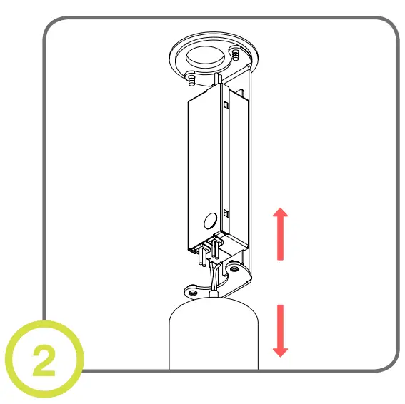 luminii LETO 44 Mini P 954 Semi-Recessed Canopy Installation Instruction