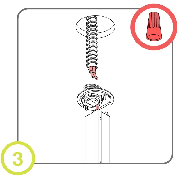 luminii LETO 44 Mini P 954 Semi-Recessed Canopy Installation Instruction