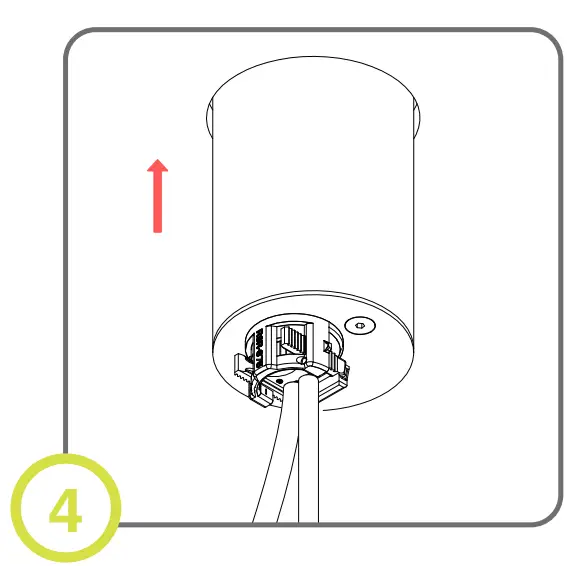 luminii LETO 44 Mini P 954 Semi-Recessed Canopy Installation Instruction