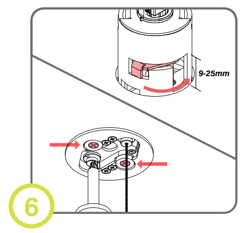 luminii LETO 44 Mini P 954 Semi-Recessed Canopy Installation Instruction