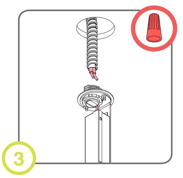 luminii LETO 44 Mini P 954 Semi-Recessed Canopy Installation Instruction