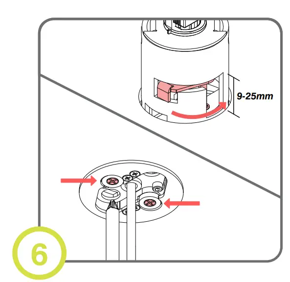 luminii LETO 44 Mini P 954 Semi-Recessed Canopy Installation Instruction