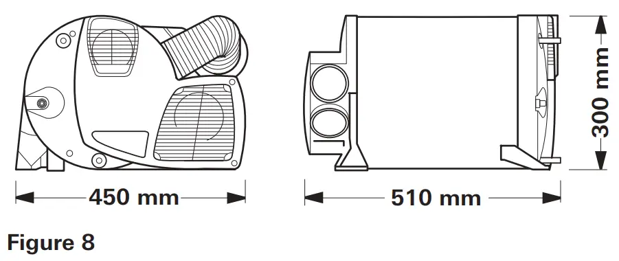 truma Combi 4E Boiler and Space Heater Complete Kit - FIG 7