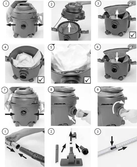 Powr-Flite PV610-Q10-U Newton Canister Vacuum - fig3