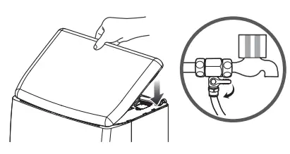 LG WW182EP Water Purifier Owner's -power cord