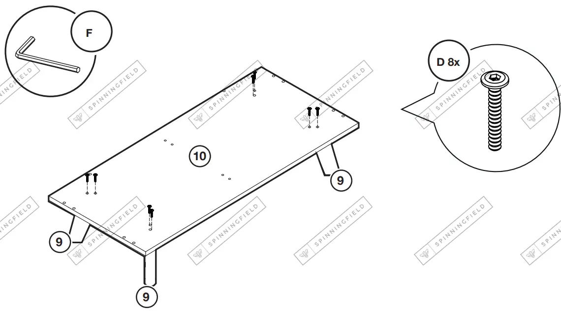 VonHaus-3000794-Black-Rattan-Bookcase-FIG12