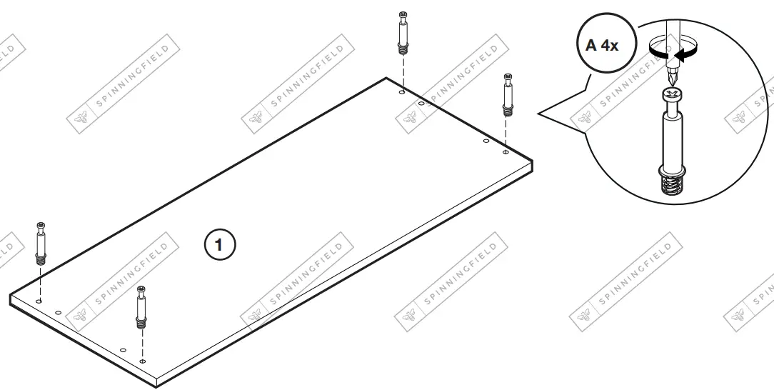 VonHaus-3000794-Black-Rattan-Bookcase-FIG14