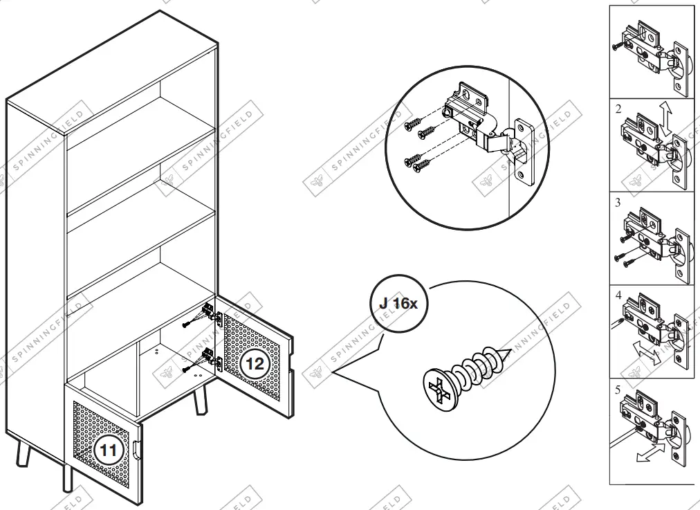 VonHaus-3000794-Black-Rattan-Bookcase-FIG17