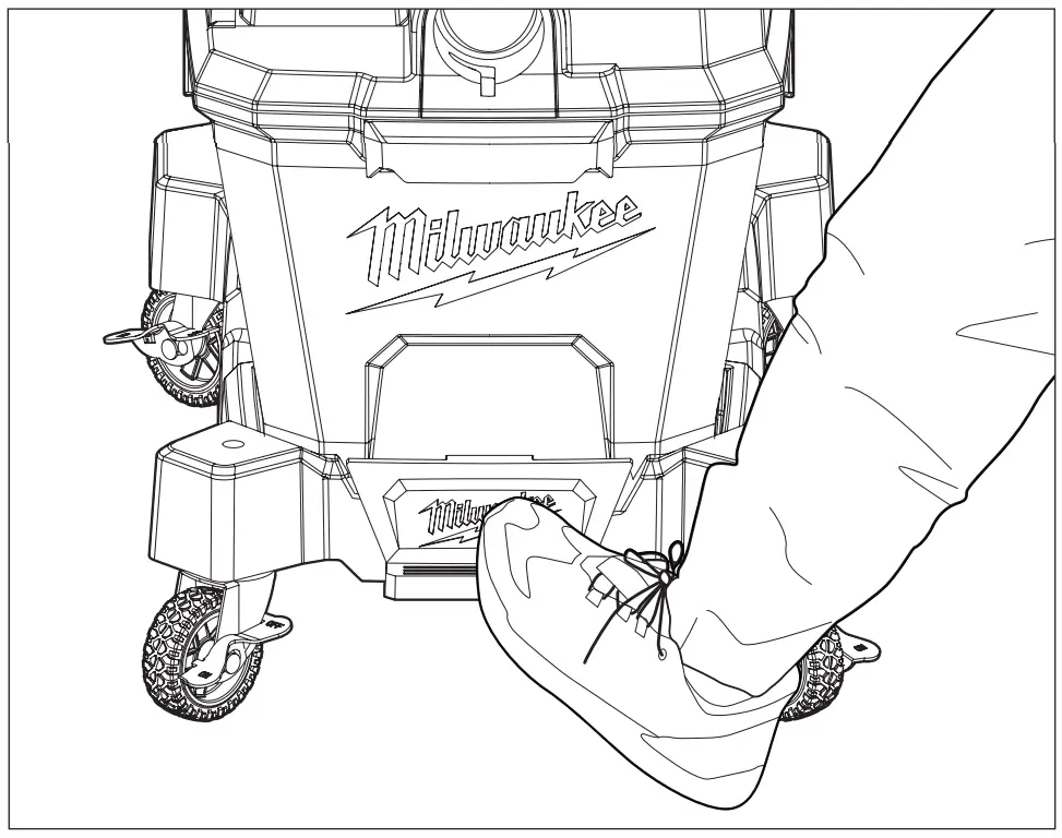 Attaching/Removing the Wet/Dry Vacuum Cart