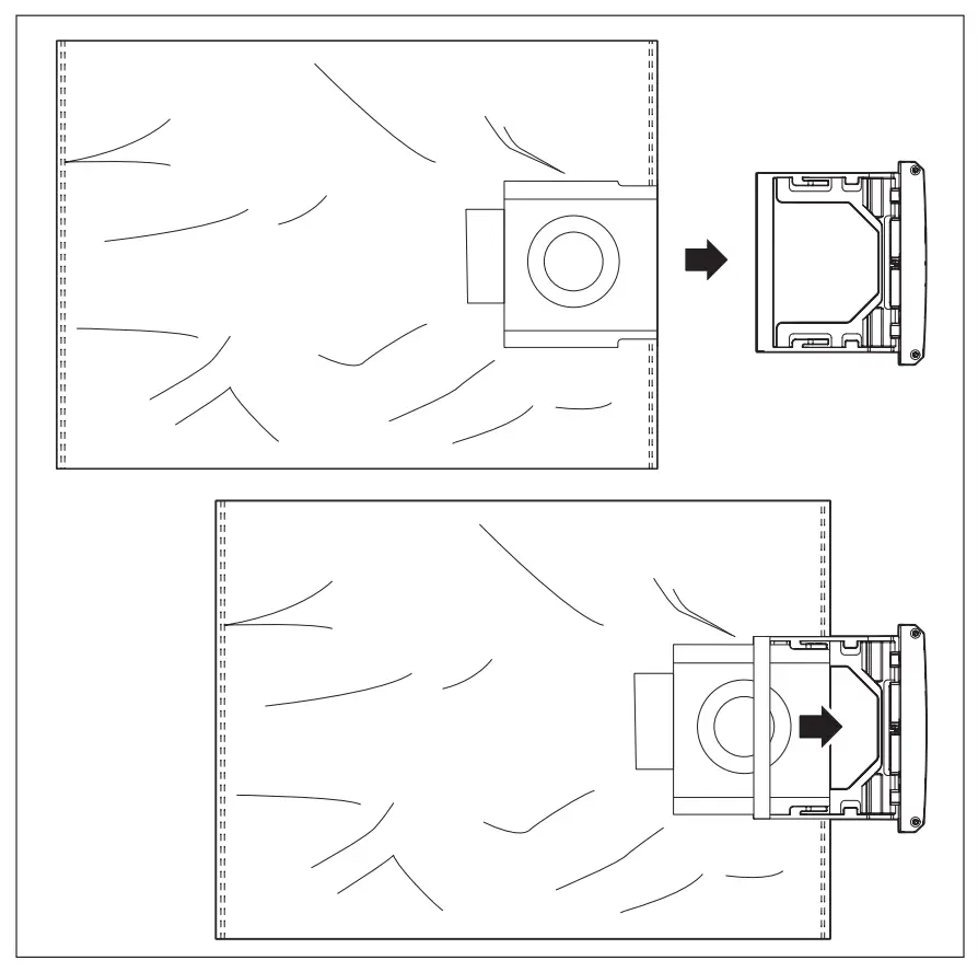 Installing/Removing Fleece Dust Bag 