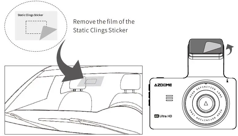 AZDOME M63 Ultra HD 4k Resolution Dash Camera-11