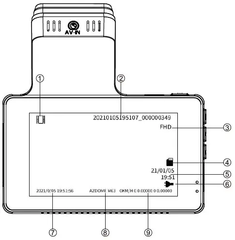 AZDOME M63 Ultra HD 4k Resolution Dash Camera-4