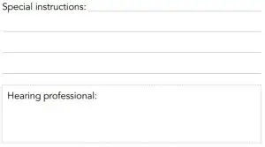 FIG 6 Hearing Aid Information