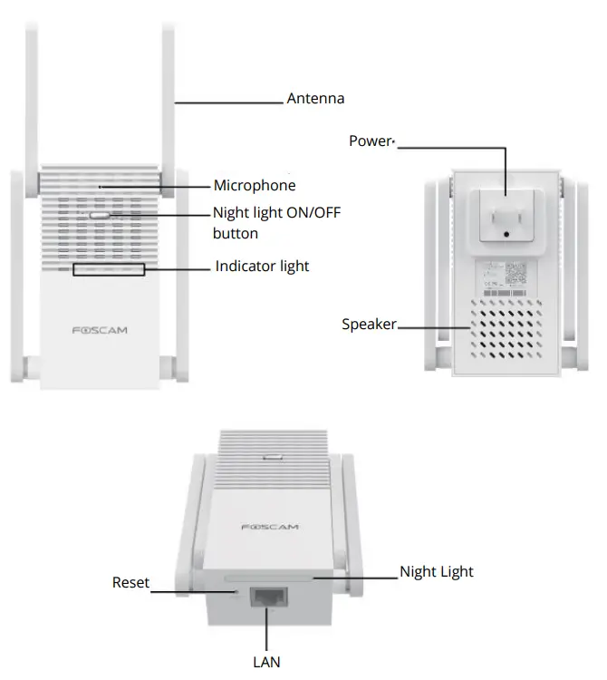 FOSCAM VC1 Dual Band WiFi Chime-fig1