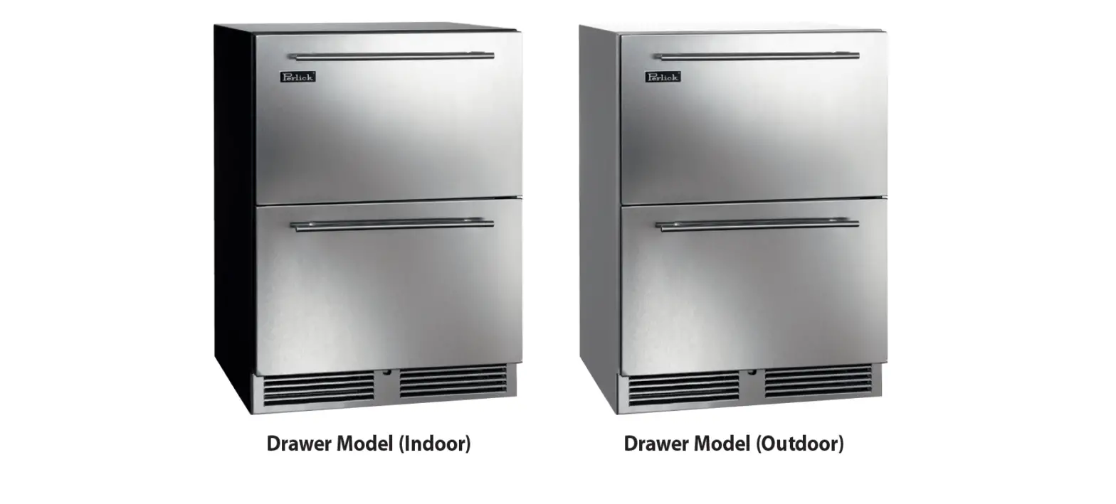 Perlick Hc24ro46dl 24 Inch C-series Refrigerated Drawers Instruction Manual